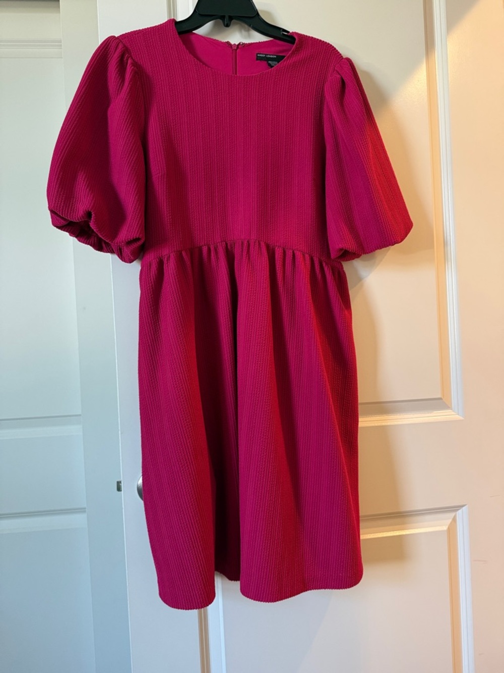 Girls' Dress in Bright Pink